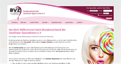 Desktop Screenshot of bvz-info.de